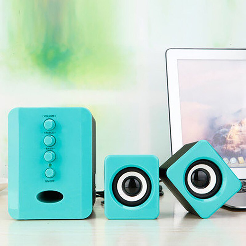 Usb Bedrade Combinatie Computer Speakers Bass Stereo Thuis Muziekspeler Multifunctionele Subwoofer Sound Box Voor Desktop Laptop