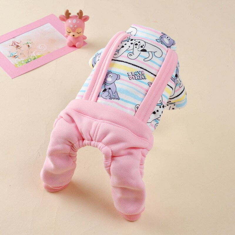 Winter Haustier Hund Kleidung für Hunde Overalls Pet Overall Cartoon Hund Mantel Welpen Katze Kleidung für Hunde Outfit Haustier Kleidung chihuahua: 5 / XS