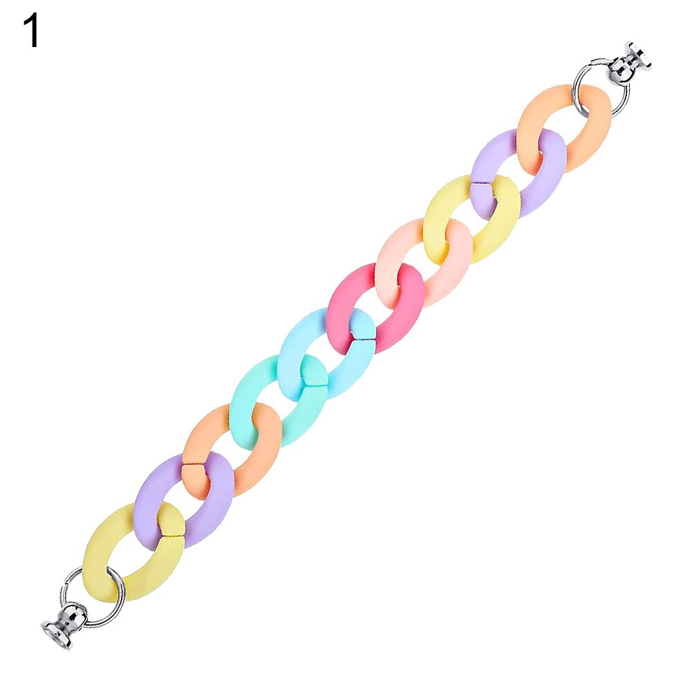 1Pc Anti perdido teléfono acollador colgante cadena para la muñeca lindo cordón para el móvil teléfono móvil correas DIY decoración de funda de teléfono de la cadena: 1 Wrist Chain