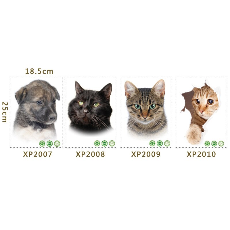 Nette 3D kätzchen wc Einfügen umweltschutz schlafzimmer wohnzimmer dekoration wasserdichte kombination nette katze Zauberstab aufkleber