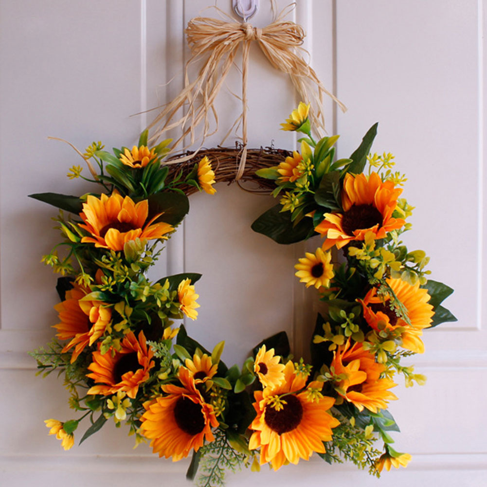 Krans dør høstkrans jul takksigelse krans vindu restaurant hjem lønneblad dekorasjon ornamenter anheng