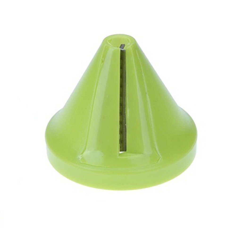 Cortador funcional de alambre en espiral para cocina, herramienta rotativa para cortar verduras, rallador, cocina casera, 1 ud.: Verde