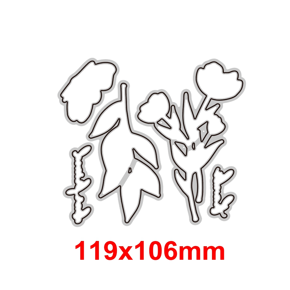 Metallskärverktyg/transparent stämpel spotlight på naturen kär vän gör-det-själv-pyssel kortalbumtillverkning scrapbooking stencil  st03: Djupgrå