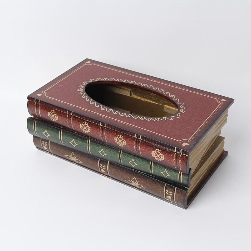 Retro pompbox simulatie houten boek handbeschilderd boekvormig kunstpapier pompbox: 1