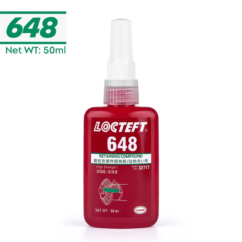 50ml Threadlocker Screw Glue Quickly Cured Thread Locking Agent Anaerobic Adhesive Corrosion-Resistant Anti-Loosening Glue: Khaki