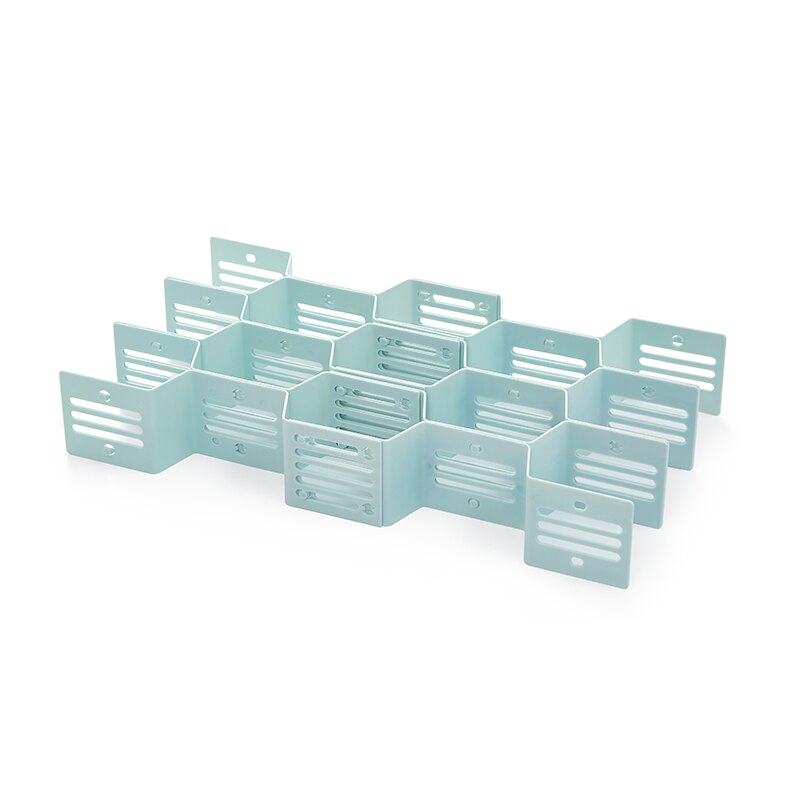 L.H.S Honeycomb drawer organizer Organizer for underwear Organizer for socks Drawer closet storage box divider: Blue