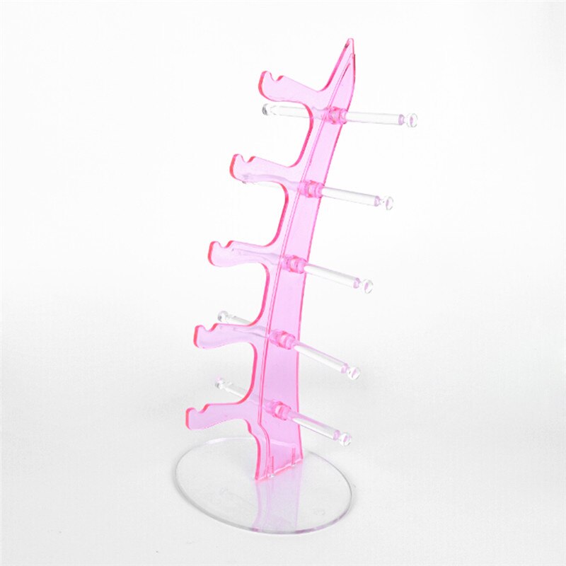 5 couches en plastique cadre présentoirs lunettes de soleil lunettes lunettes en plastique compteur montrant support support: 3