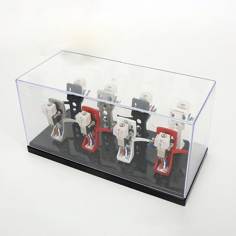 Turntable LP Vinyl Record Stylus Needle Album Storage Display Box Dustproof Cabinet For Turntable Magnetic Cartridge Rekord Box