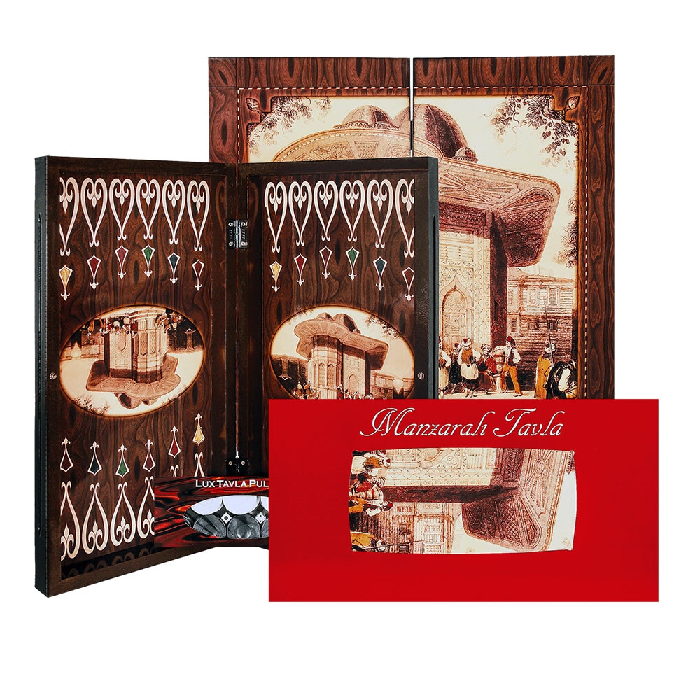 Werk schilderachtig polyester backgammon saliha vrouwen groot formaat