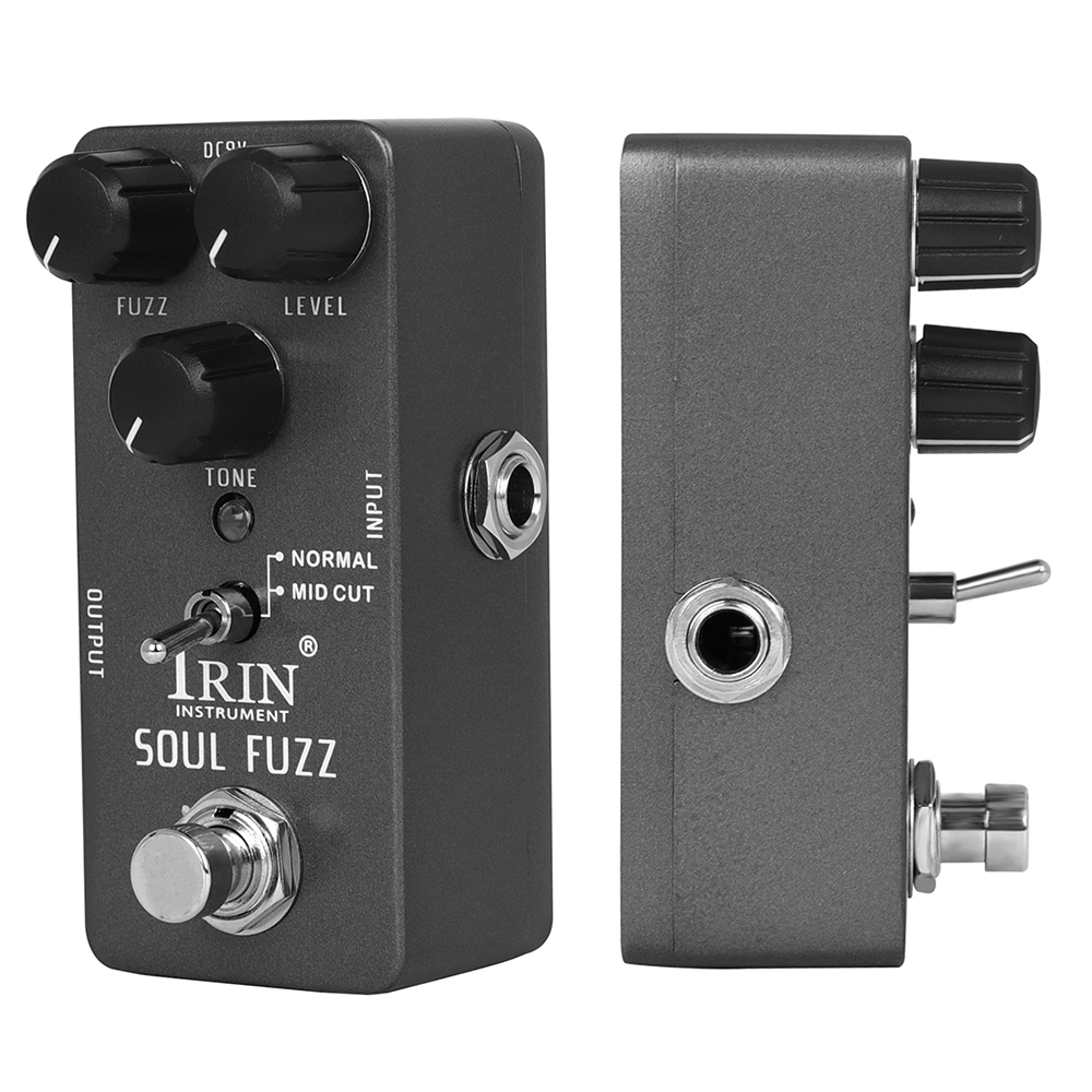 Pedales de efectos de guitarra serie IRIN RS, Pedal de efectos de guitarra eléctrica de aleación de aluminio, accesorios de guitarra para instrumentos de cuerda