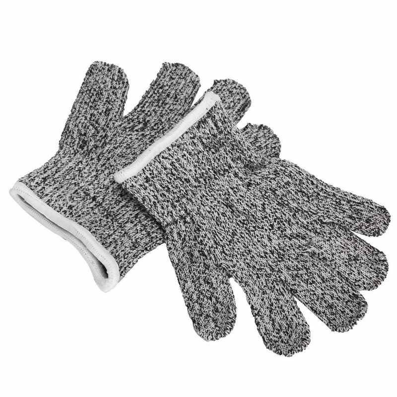 3 Pairs Kids Cutting Resistant Gloves Children Work Safety Protection Gloves for Gardening