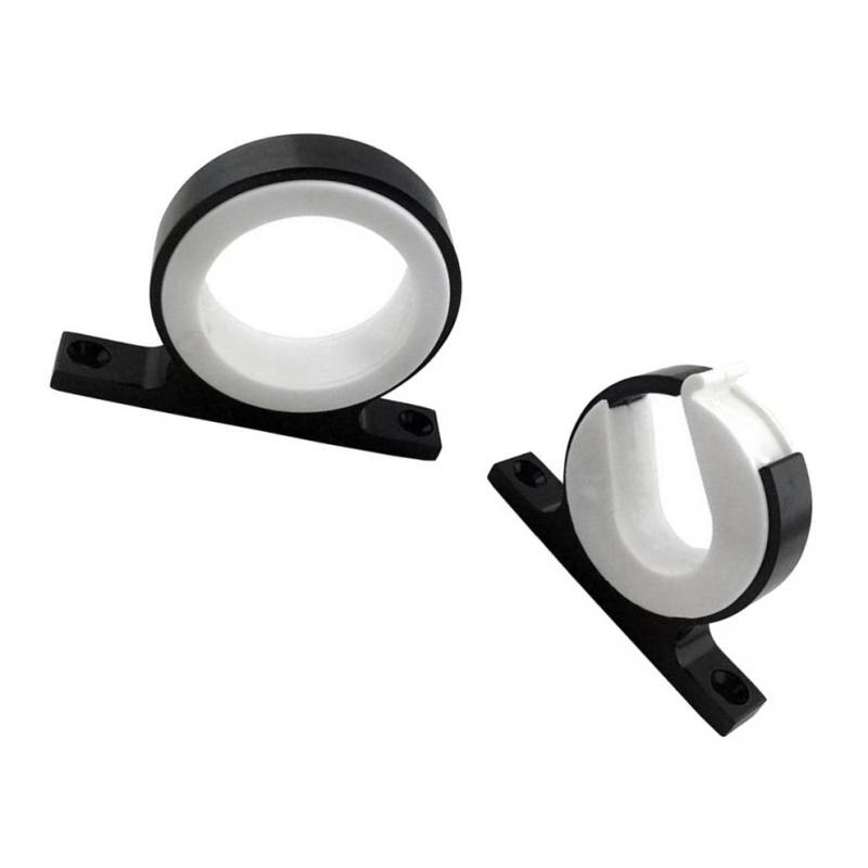 Black Aluminun Multiple Fishing Rod Holder Bracket Mount For Boat Sailing