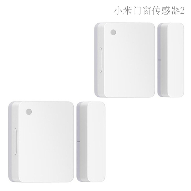 Sensor de puerta y ventana inteligente Xiaomi Mijia 2, bluetooth 5,1, detección de luz, registros de apertura/cierre, recordatorio sin cerrar horas extra: 2pcs