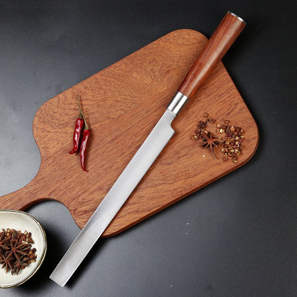 Japanese sushi knife high carbon stainless steel salmon knife 9 inch super long slice razor sharp chef sashimi knife