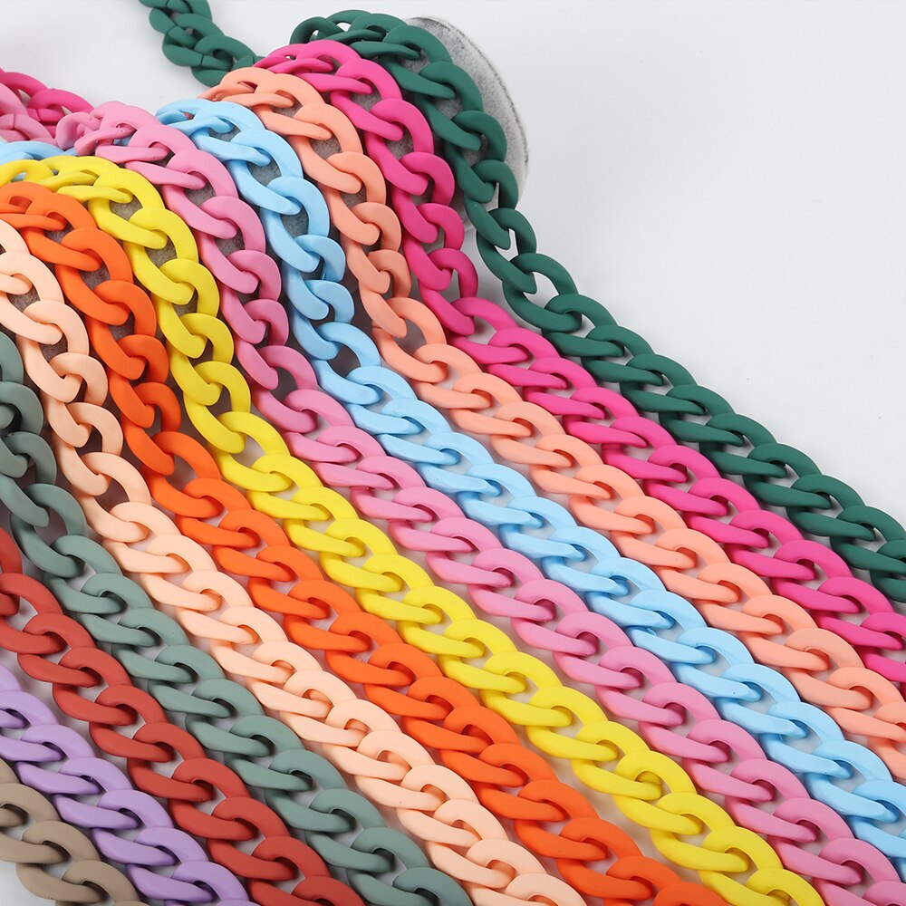Matte Farbe Acryl Sonnenbrille Ketten Für Frauen Männer Lesebrille Ketten Brillen Kabel Halter Neck Kette Strap Lanyard