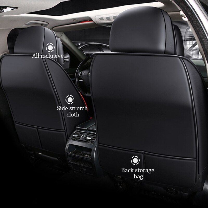 Auto Stoelhoezen Pu Lederen Sport Interieur Bekleding Ademend Auto Voor/Achter Zetels Kussen Fit Voor Auto &#39;S Vrachtwagens suv Auto Goederen