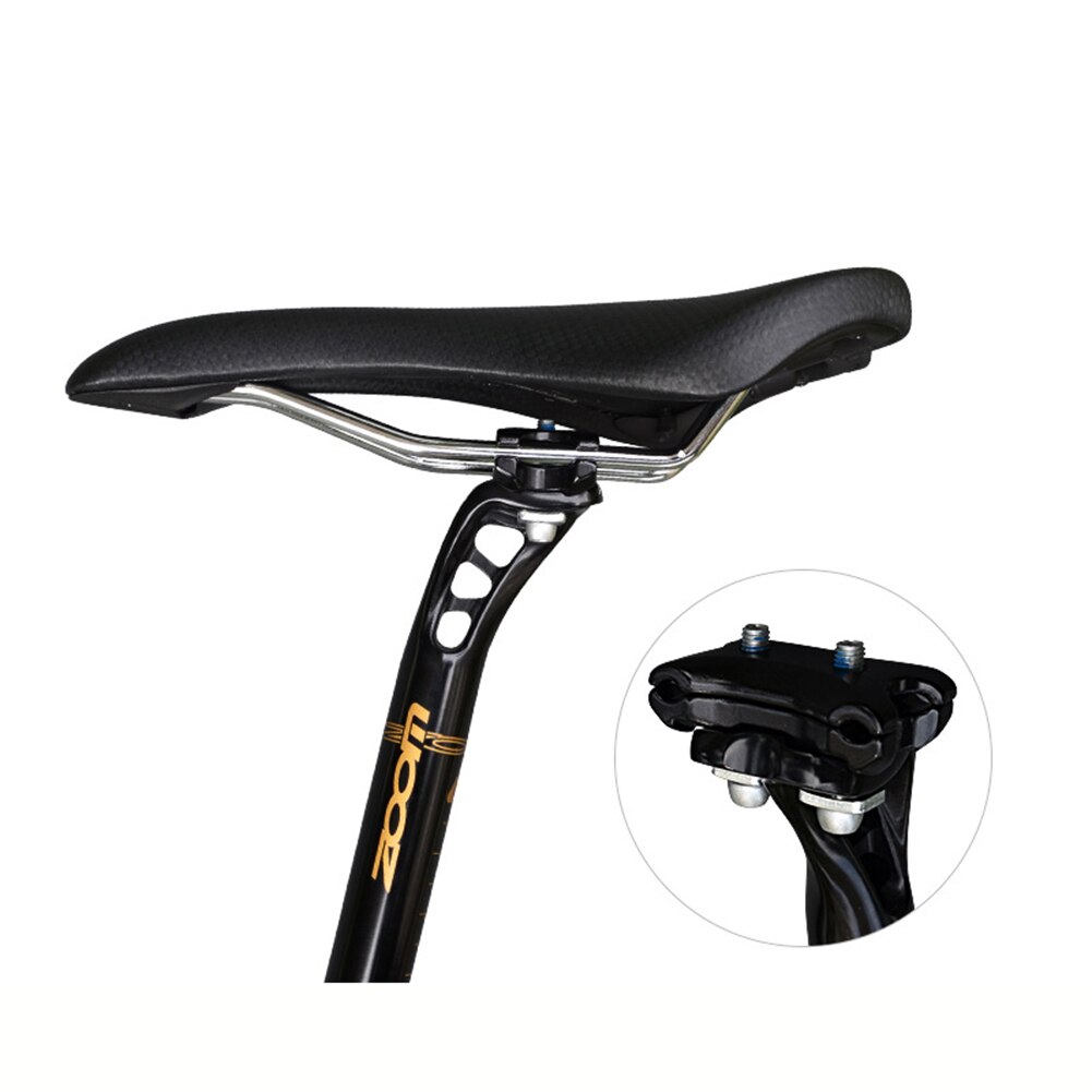 ZOOM tubo para asiento de bicicleta, poste para asiento de montaña, tubo hueco para poste de asiento de 3 orificios