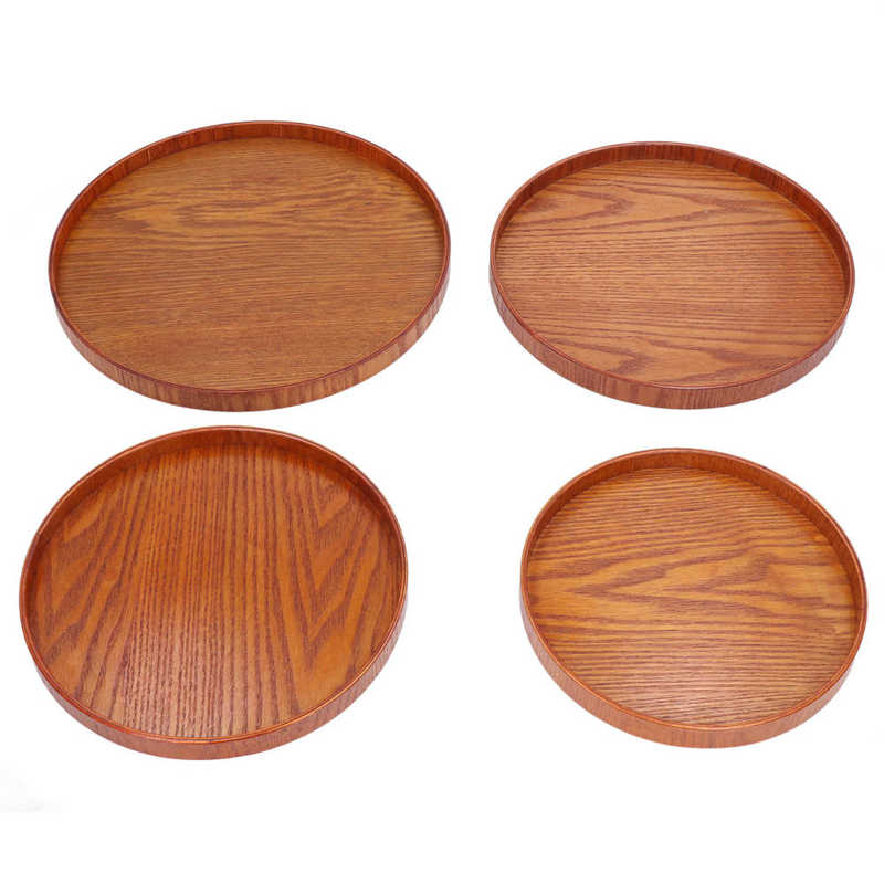 Wood Serving Tray Style Wooden Serving Tray for Dinner for Lunch for Breakfast