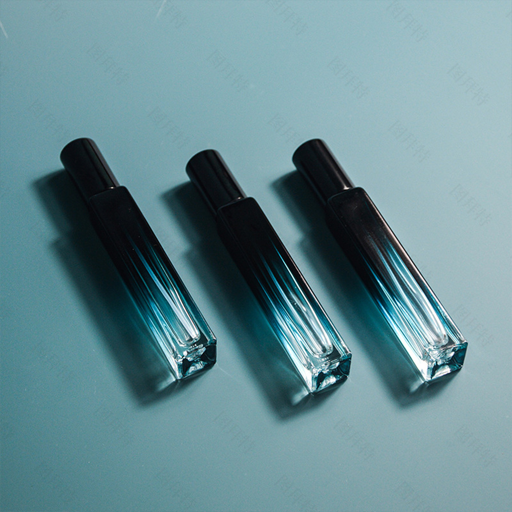 5Ml/10Ml High-End Parfumfles Vierkante Glazen Spuitfles Reizen Draagbare Monster Geurverstuiver Navulbare Container