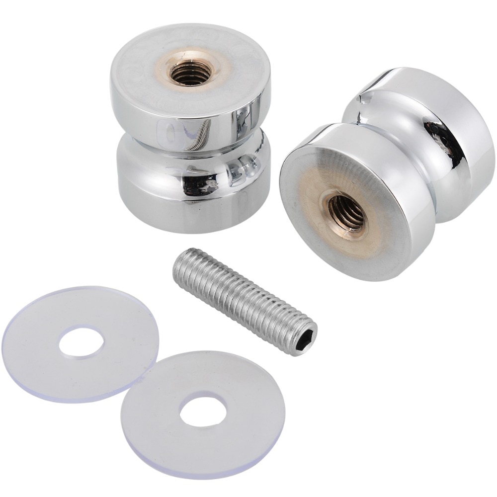 Aluminum Alloy Door Knob Single Groove Plated Door Knob Bathroom Shower Cabinet Pull Handle For Door Accessories Mayitr