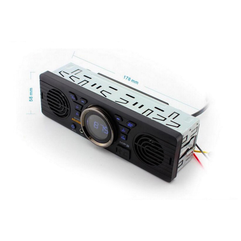Bluetooth Handfree Car Radio MP3 Audio Player FM/USB/SD/Aux In 1Din In Dash 12V Stereo Remote Control Auto Electronics Subwoofer
