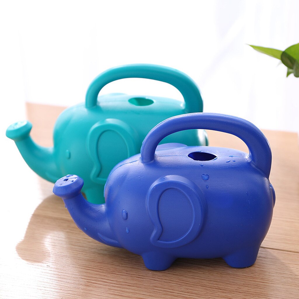 Dessin animé éléphant forme arrosoir Pot maison jardin fleurs plantes arrosage outil plantes succulentes en Pot jardinage bouteille d'eau # TD