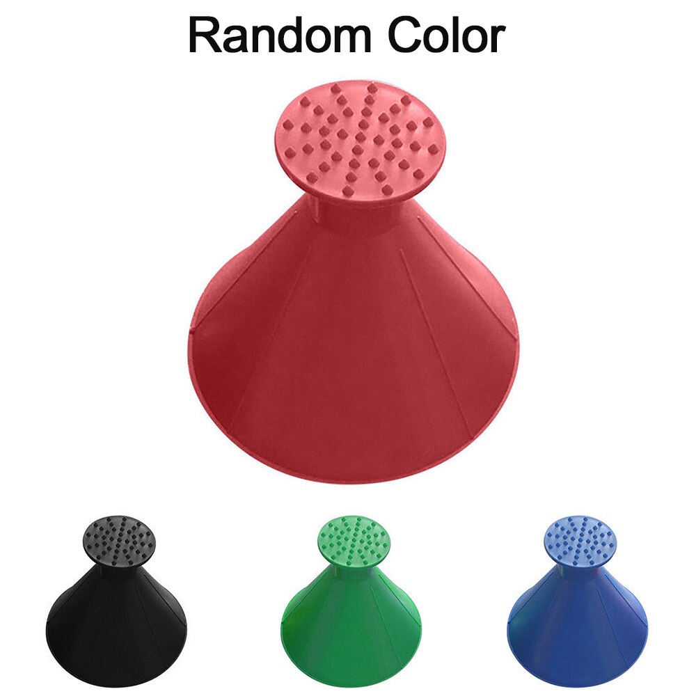 Ice Scraper Shaped Funnel Snow Remover Car Windshield Glass Shovel Cone-Shaped Snow Scraper Window Glass Cleaning