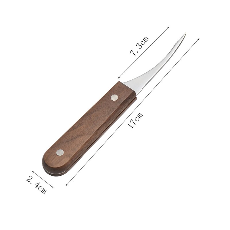 Duolvqi rustfrit stål rejer line kniv hummer fisk rengøring skræller rejer tarme skære kniv praktisk fisk og skaldyr værktøj