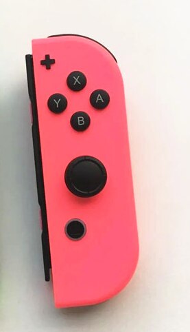 Mando de juegos JoyCon izquierdo, derecho, Morado, rojo, azul, azul, verde, renovado Original para consola de interruptores Nintendo, Mando de consola Joypad: Neon Pink R