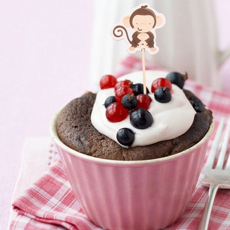 (Zwierzęta) 24 nowe wykałaczki, wykałaczki, karty owocowe wykałaczki wykałaczki U6Y0