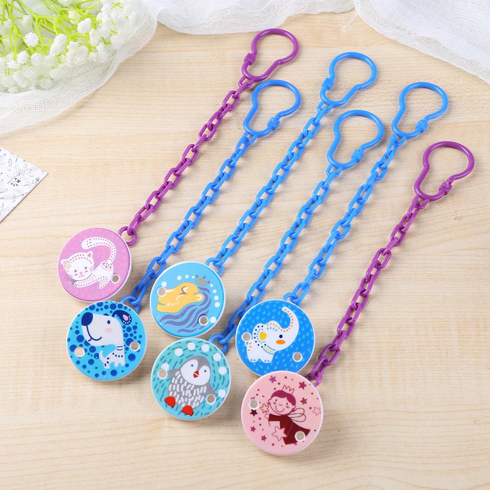 Toddlers Kids Pacifier Clips Soother Holder Cartoon Baby Pacifier Clip Pacifier Chain Dummy Clip Nipple Holder For Nipples