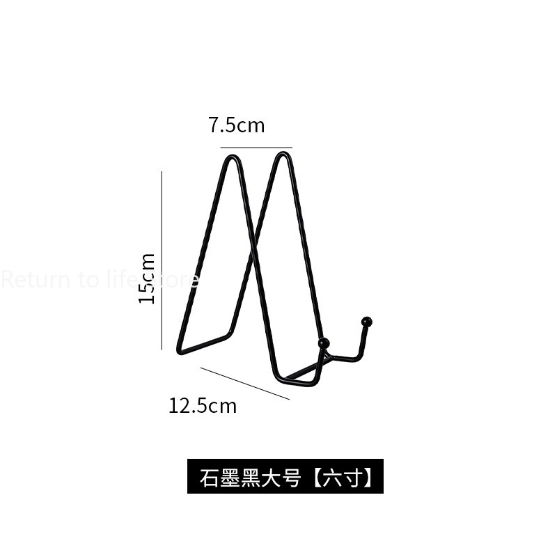 Iron Art Display Stands Opbergrek Metalen Schildersezel Stand Voor Foto Fotolijst Olieverfschilderij Plaat Boek Organisator Plankhouder: Oranje