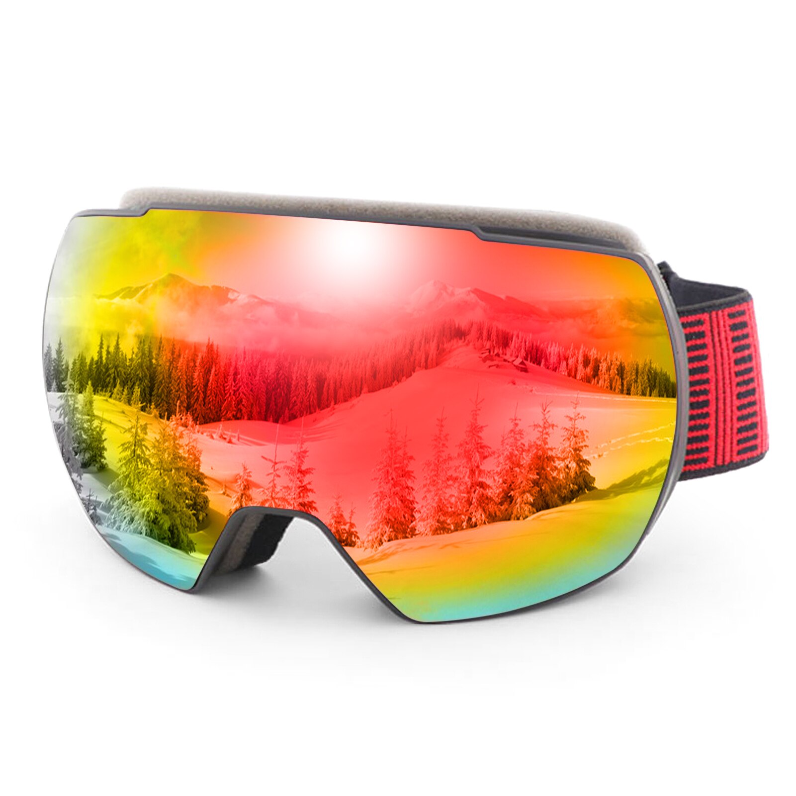 Anti-Fog Skibril UV400 Bescherming Outdoor Sport Sneeuw Bril Sknowboard Skiën Goggles Mannen Vrouwen &amp; Jeugd