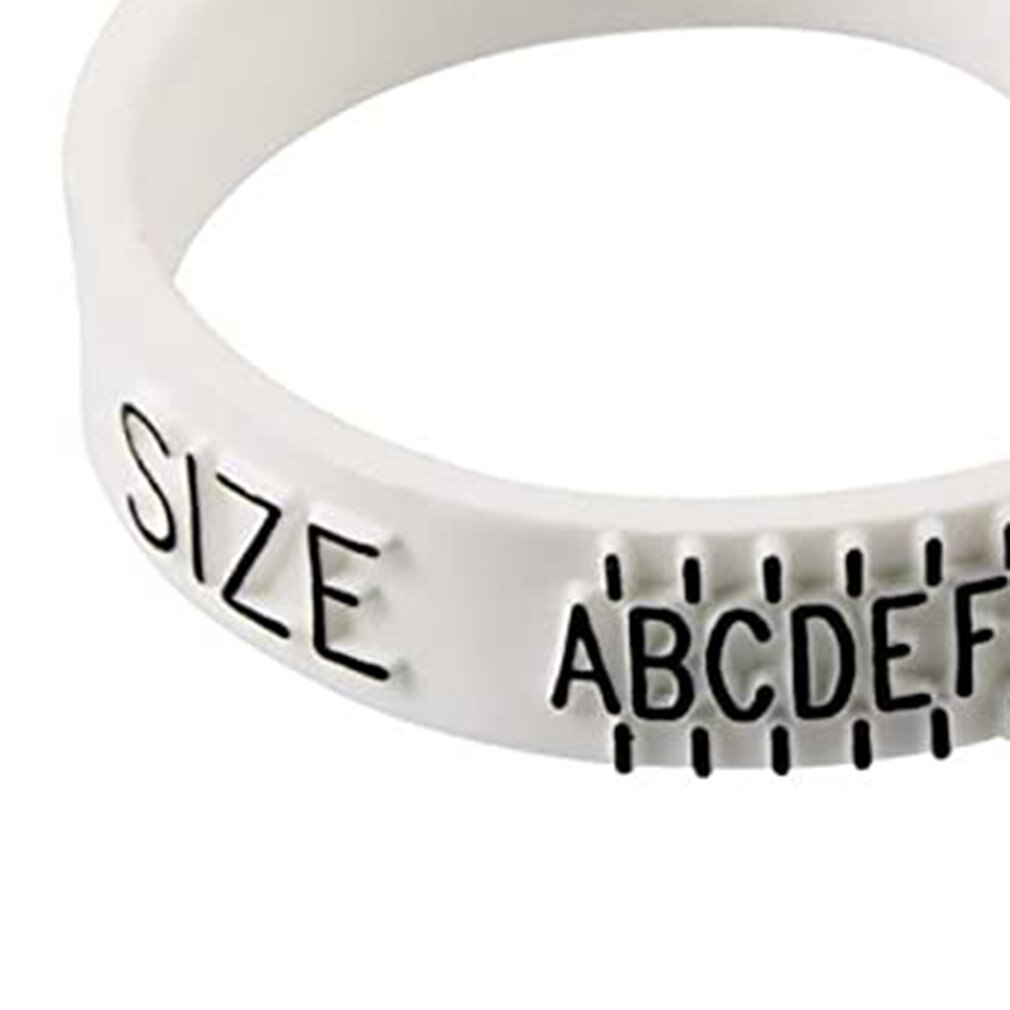 Size Ring Sizer Plastic Finger Sizing Measurement Belt Uk Ring Size Measurement Check Your Size Ring Sizer Measure Finger Size