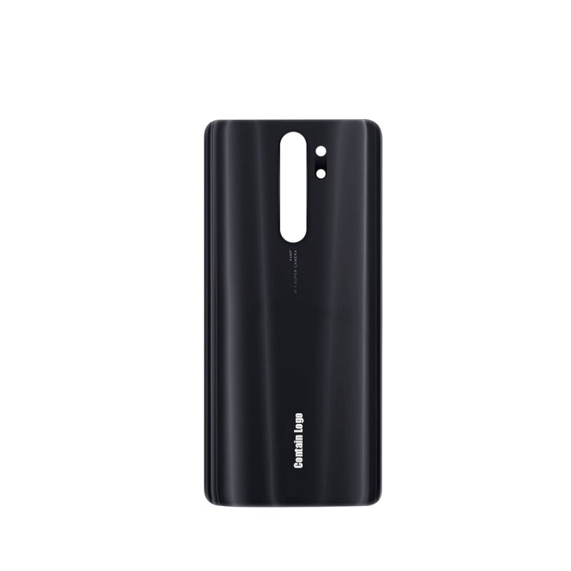 Pour Xiaomi Redmi Note 8 Pro couvercle de batterie panneau arrière en verre boîtier de porte arrière remplacer pour Redmi Note 8 couvercle de batterie arrière: Note 8 Pro Black