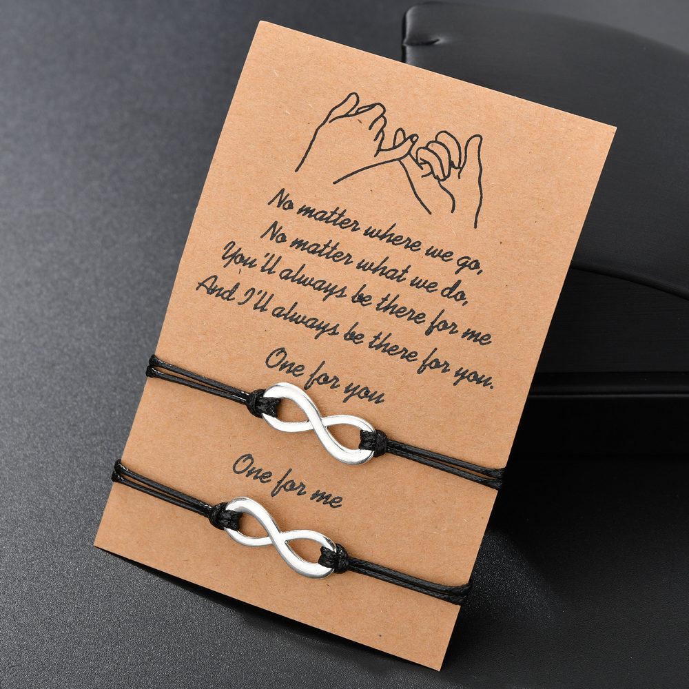 Beste Vriend Armband Pinky Promise Armband Vriendschap Armband Voor 2 Verstelbare Bijpassende Armbanden Vriendschap