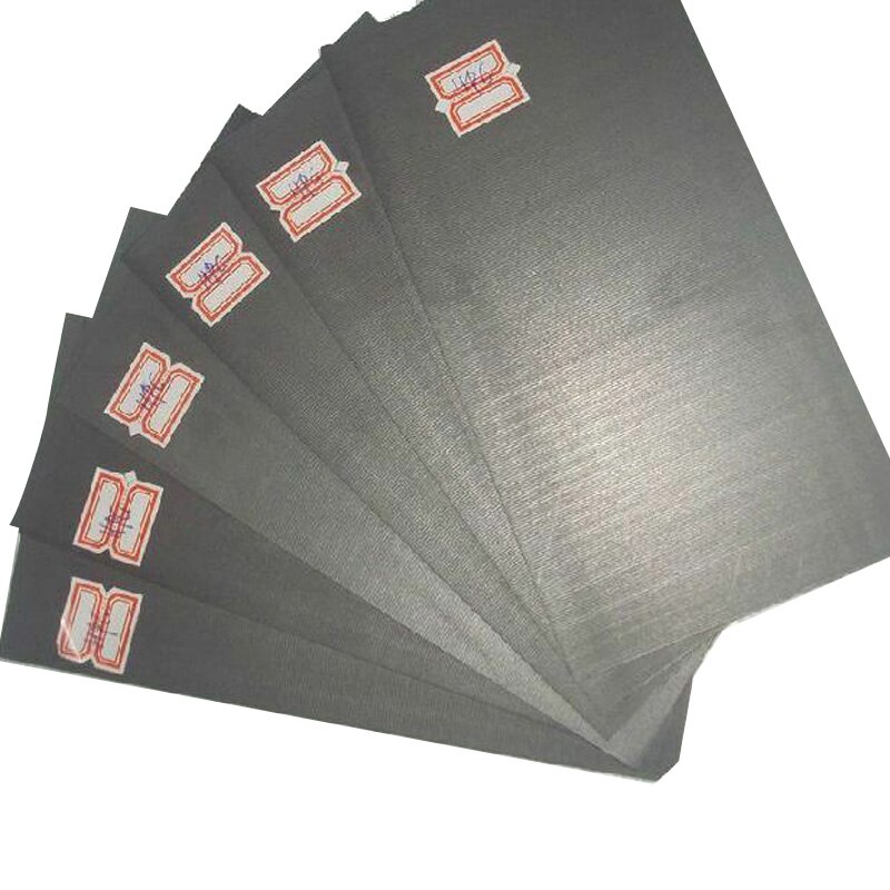 5 Pcs 99.99% Pure Elektroden Grafiet Elektrode Rechthoek Plaat Sheet Set Kit 50X40X3 Mm Zwart Graphite platen Blok