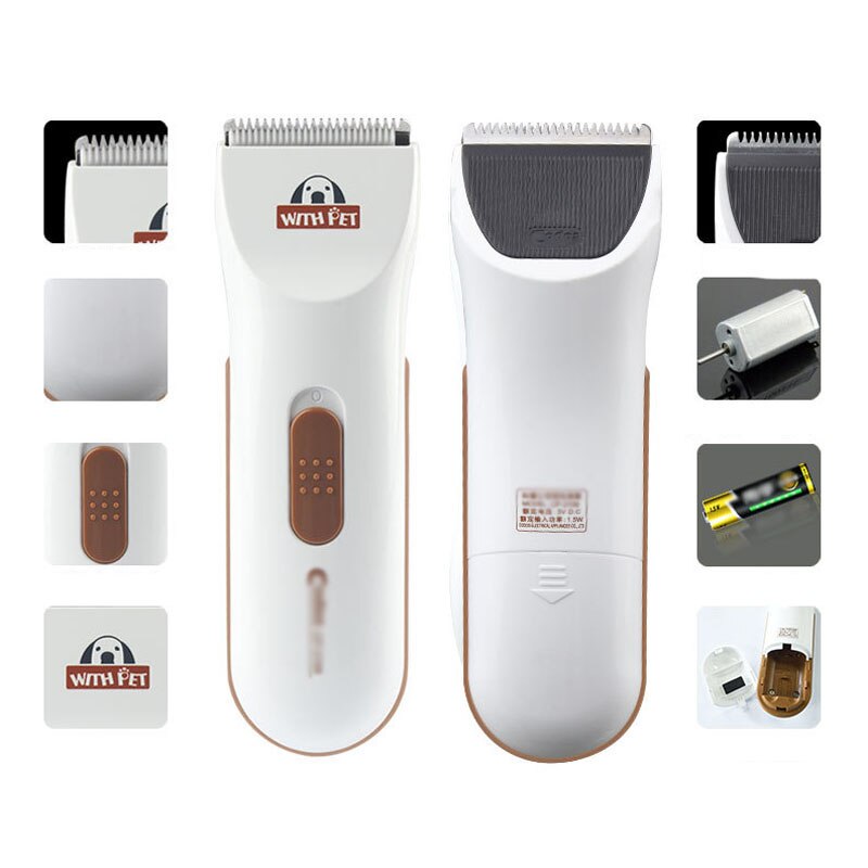 Codos CP-3100 Professionele Huisdier Tondeuse Huisdier Tondeuse Teddy Hond Tondeuse Low Noise Haar Snijder Huisdier Trimmer Droge Batterij