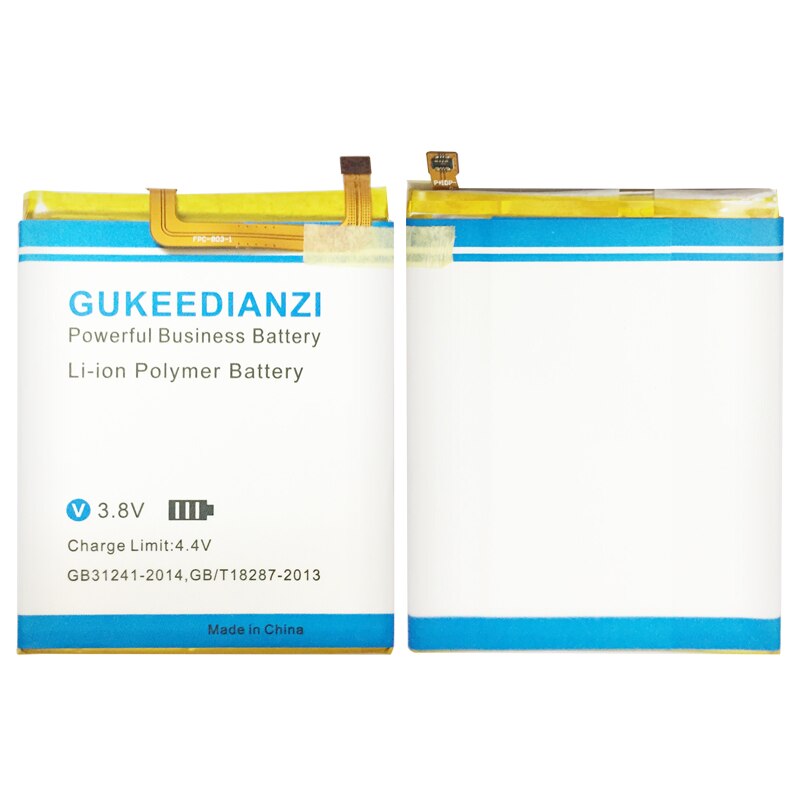 GUKEEDIANZI-Batería de teléfono 5300mAh Li3825T43P3h736037 para ZTE BV0720 / Blade A2 /Blade V7 Lite, batería de repuesto Dual SIM