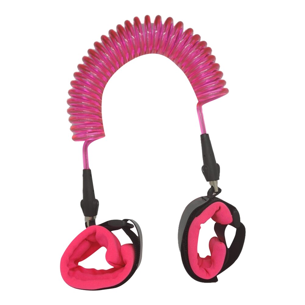 2.5m 360 degrés rotation bébé Bracelet Anti-perte enfants sécurité harnais poignet laisse Anti-perte ceinture lien enfants poignet lien corde: Pink
