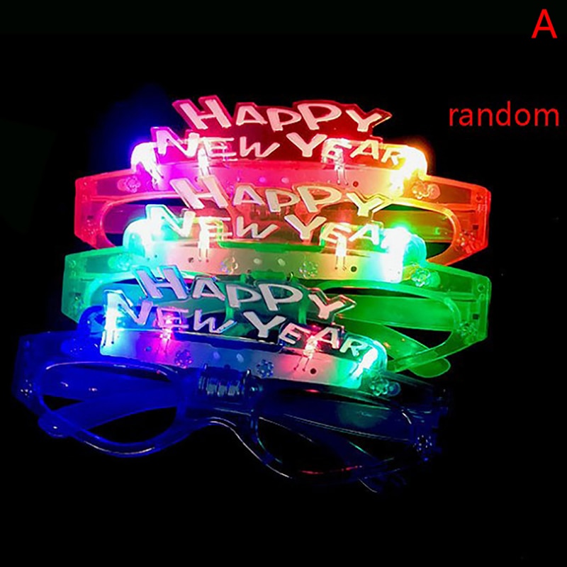 Flashing Led Glasses Luminous Light Glow Headband Blinking Eye Wear Wedding Birthday Party Year