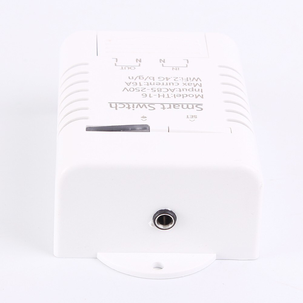 AC 85V-250V 16A Wireless WIFI Intelligent Control Switch AM2301 Temperature Humidity Monitor IoT for iPhone Android Smartphone