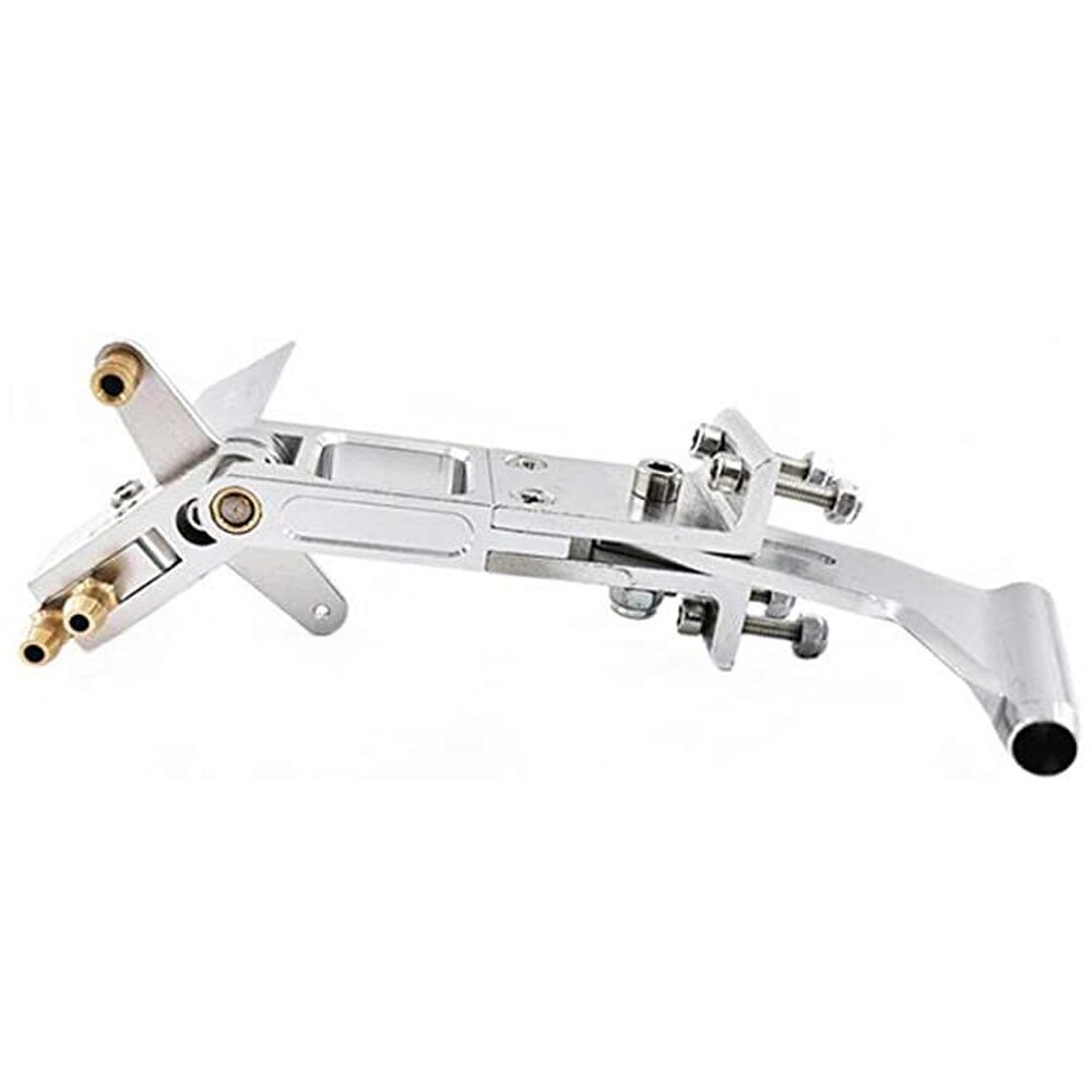 RC Model statku 110MM metal ster 4MM wspornik wału steru zdalnie sterowana łódka RC części modelu wchłaniająca wodę steru aluminium ssania stery