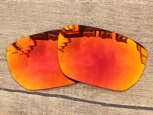 Vonxyz 20+ Color Choices Polarized Replacement Lenses for-Oakley Style Switch Frame: Ruby Mirror