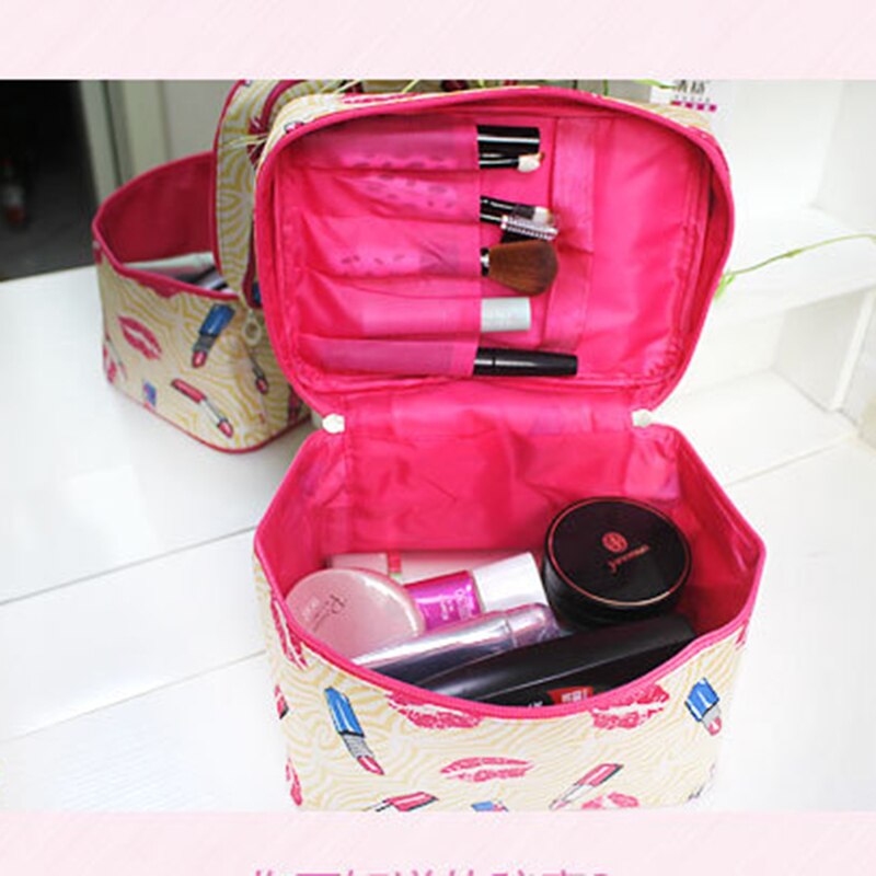 Bolsa Neceser multifuncional de viaje para cosméticos, bolsa de almacenamiento de gran capacidad, simple bolsa de limpieza y belleza impermeable, organizador de maquillaje