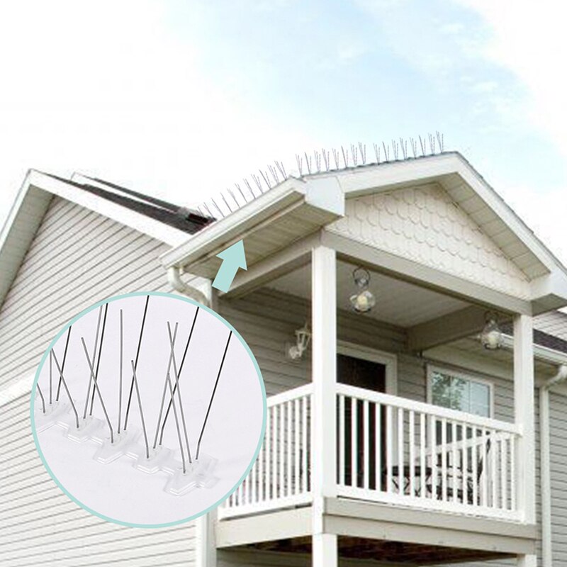 Valla de animales con pinchos para pájaros, valla de red de plástico para el hogar, red antirrobo para autopista, jardín