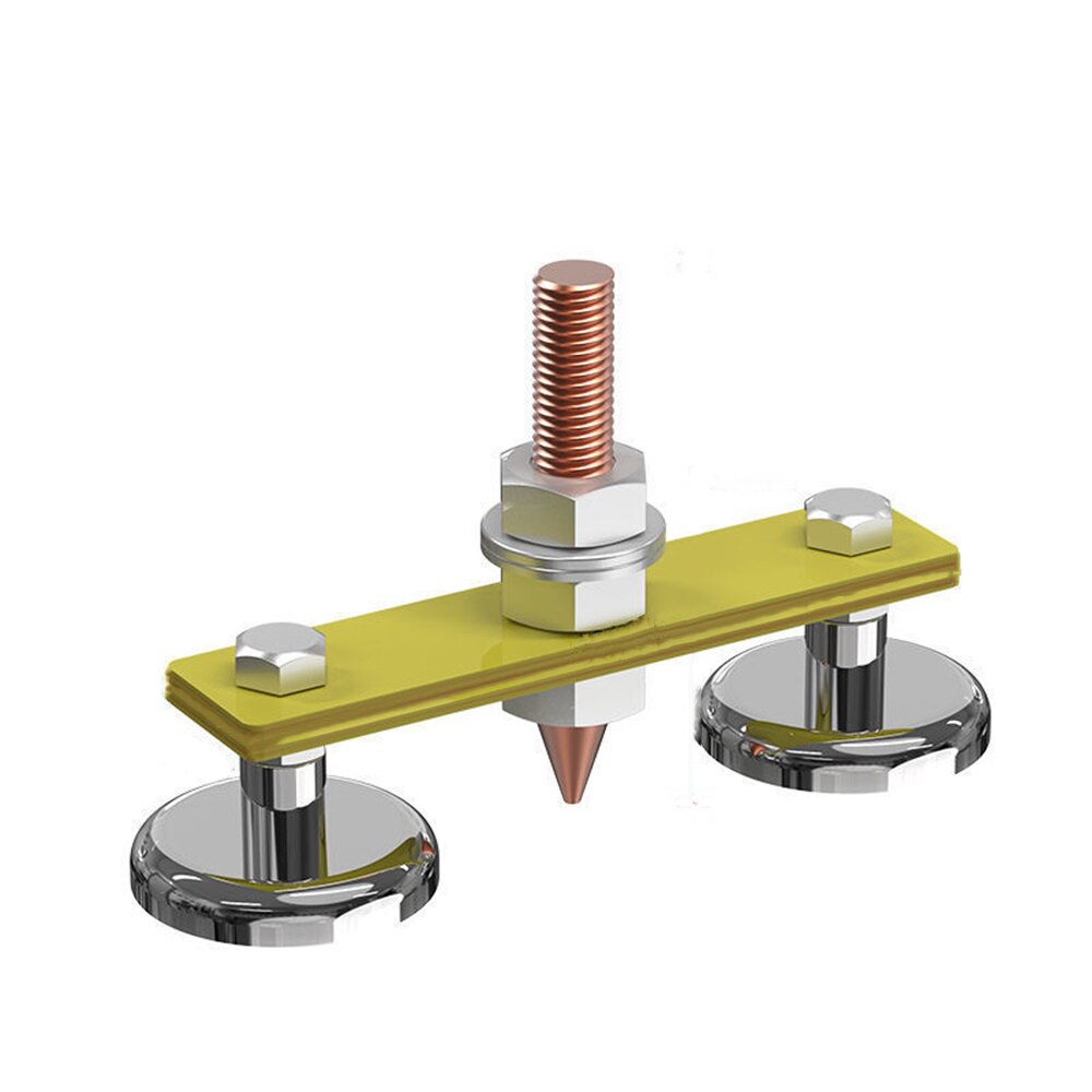Welding Magnet Strong Head Tail Weld Ground Clamp Connector Large Suction Absorbable Electric Magnetic Grounding Head: C