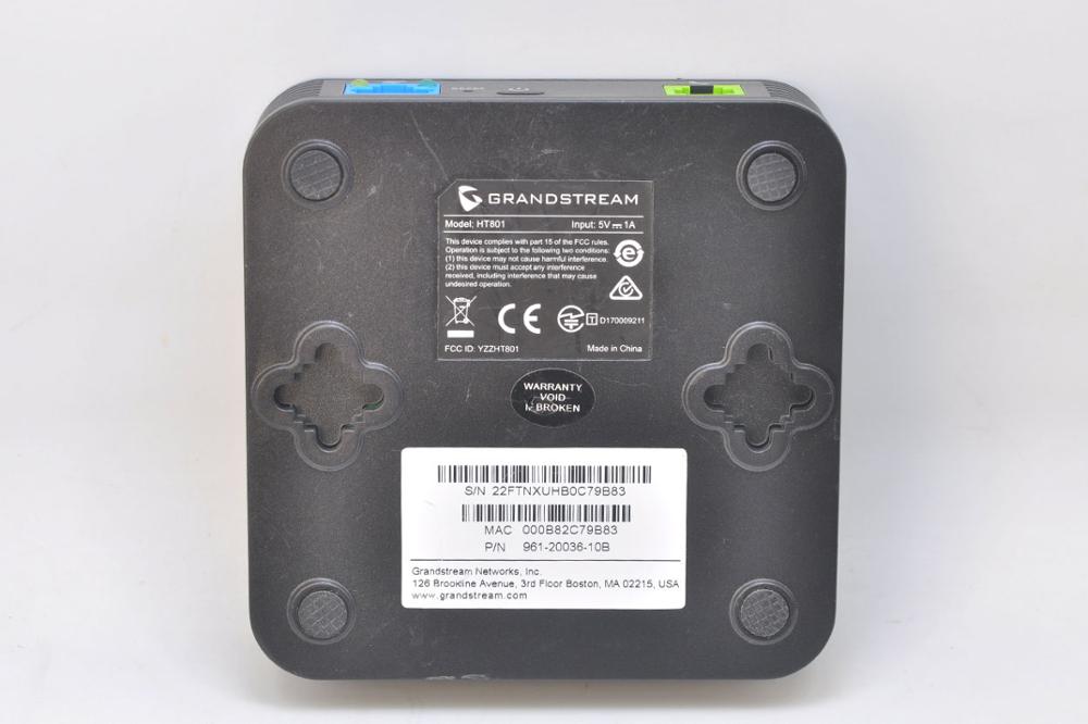 SONIC Grandstream HT801 VOIP Single-Port Analog Telephone Adapter USED