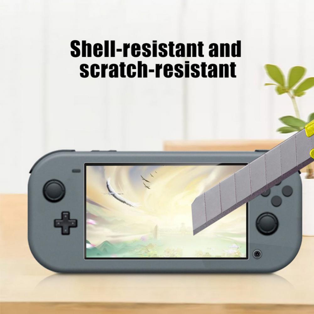 Pellicola protettiva per schermo in vetro temperato 10D 9H per Nintendo Switch Lite Mini