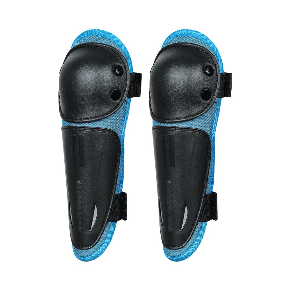 Wosawe Kinderen Kniebeschermers Abs Materiaal Sport Skate Bike Motrorcycle Kniebeschermers Elbowpads Voor Kids 4-14 Jarigen: Elbowpads Blue